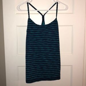 Lululemon spaghetti strap tank with built-in bra